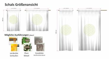 Schlaufenschal Apfel  Blume des Lebens verschiedene Ausführungen